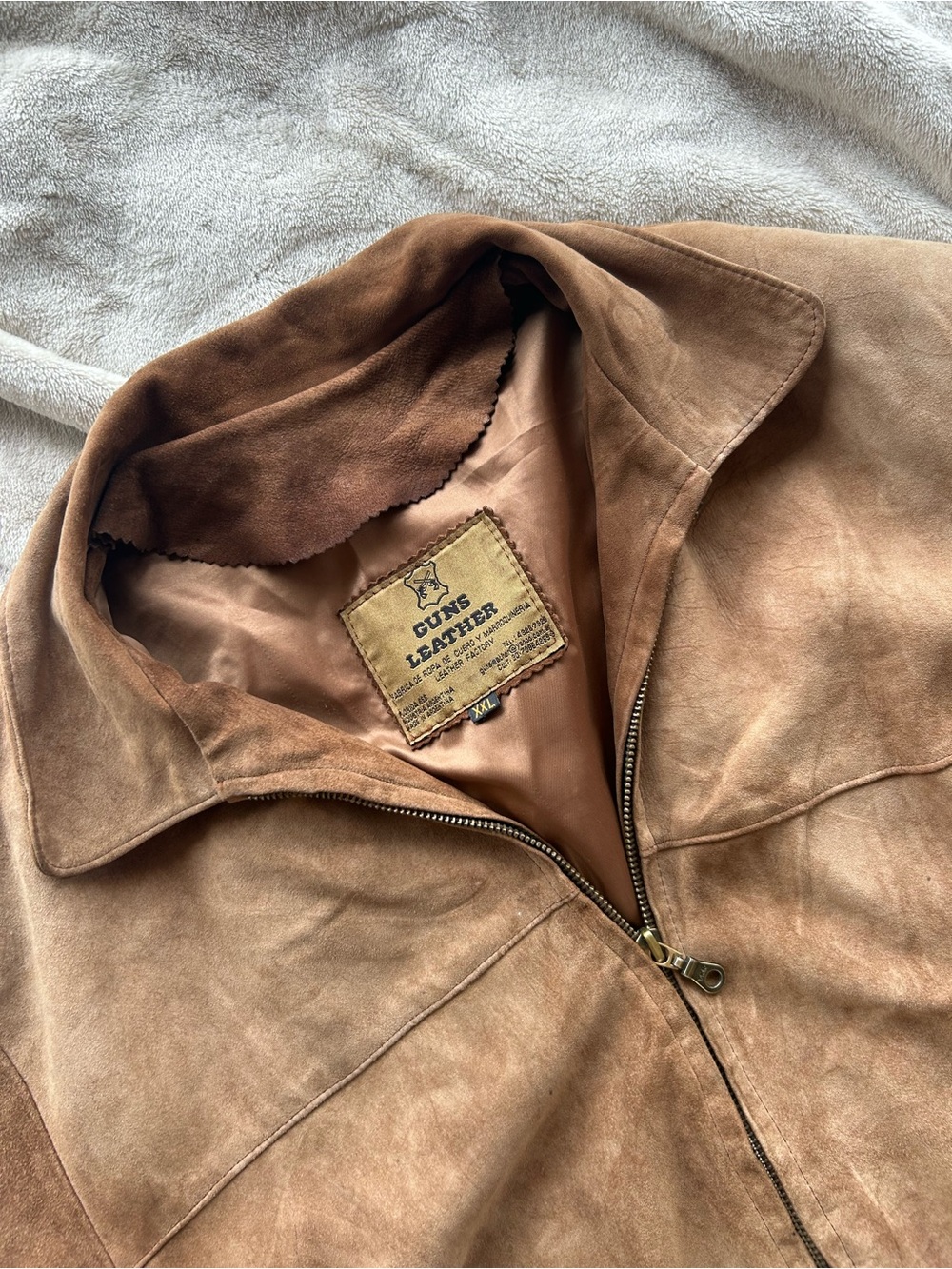 Gus Leather Men's Brown Suede Jacket
